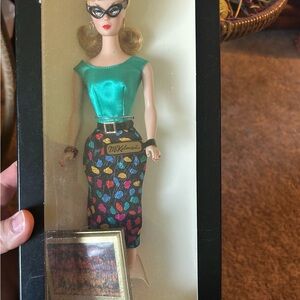 Teal Top and Patterned Skirt Doll